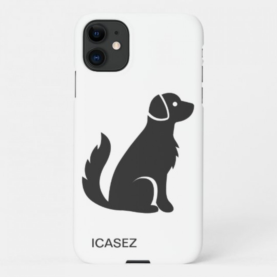 ICASEZオリジナルIPHONE11 犬の図柄ケース